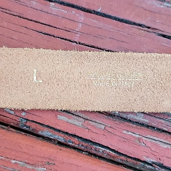 ISABEL MARANT Leather Belt with Silver Buckle